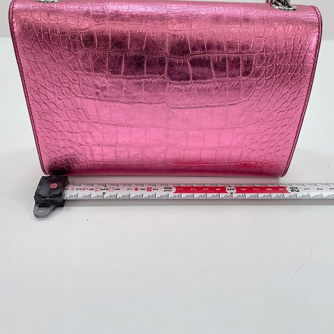 YVES SAINT LAURENT Cassandra Shoulder Bag leather pink WS32909