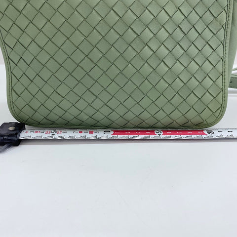 BOTTEGAVENETA INTRECCIATO Shoulder Bag leather green WS32911