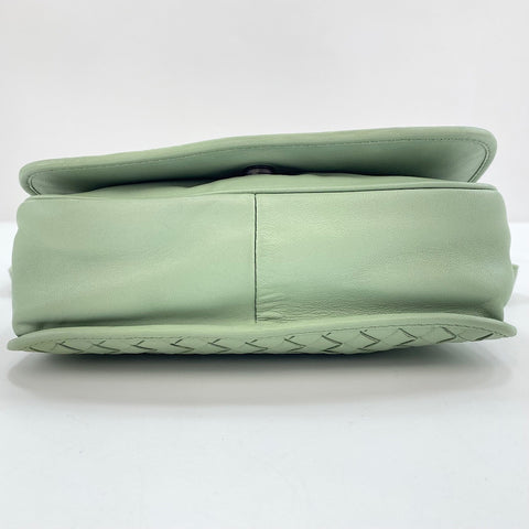 BOTTEGAVENETA INTRECCIATO Shoulder Bag leather green WS32911