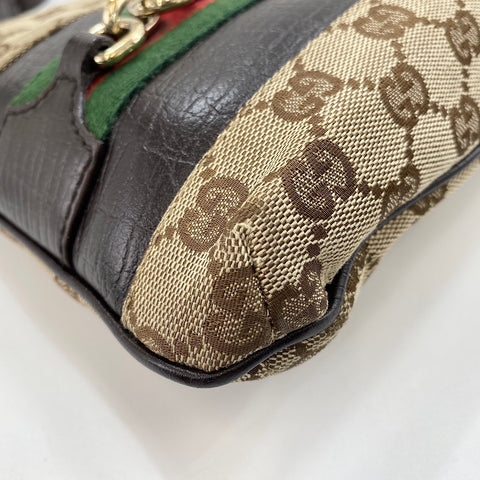 GUCCI Horsebit Shoulder Bag beige WS32912