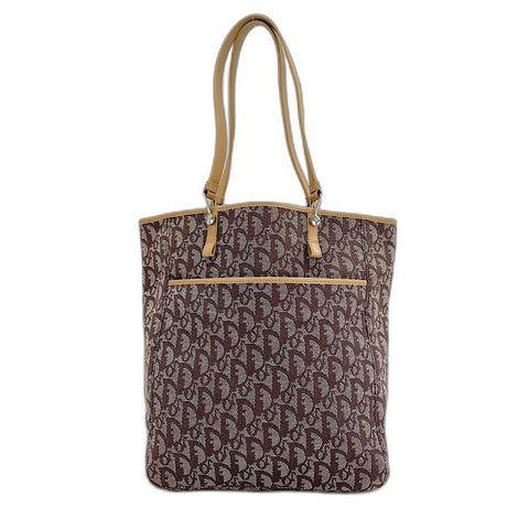 Christian Dior Trotter Tote Bag canvas beige WS32913