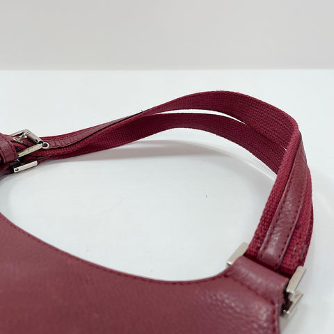 Christian Dior street chic trotter Handbag canvas Red WS32916