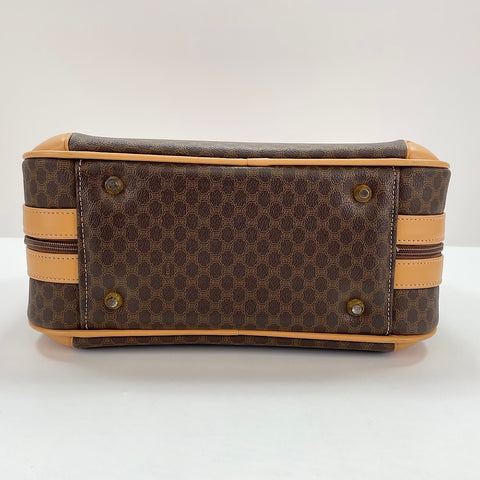 CELINE mini Macadam 2WAY trunk PVC Brown WS32917