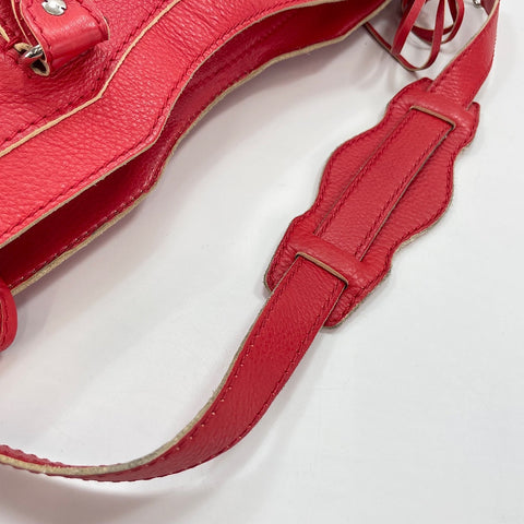 BALENCIAGA The City 2WAY Handbag leather Red WS32918