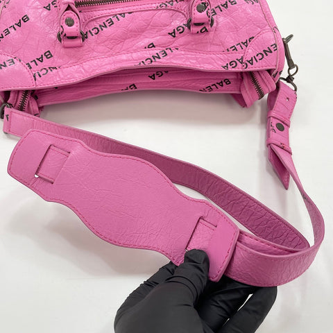 BALENCIAGA Classic City Handbag leather pink WS32919