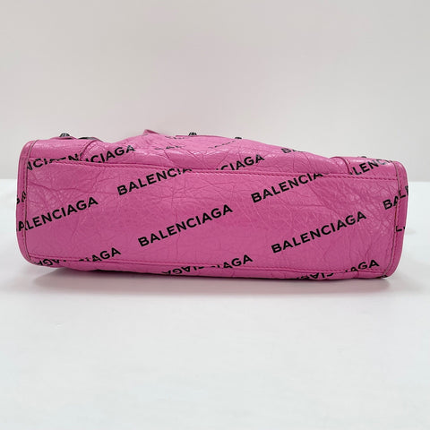 BALENCIAGA Classic City Handbag leather pink WS32919