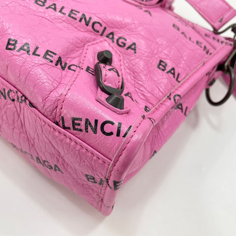 BALENCIAGA Classic City Handbag leather pink WS32919