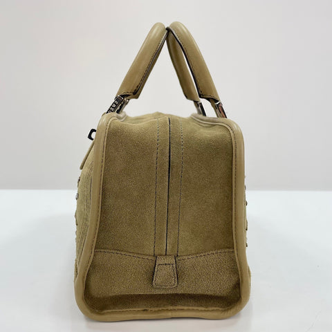 LOEWE Amazona Rhinestones Handbag khaki WS32922