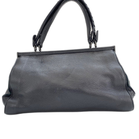 BOTTEGAVENETA INTRECCIATO Shoulder Bag leather black WS32924