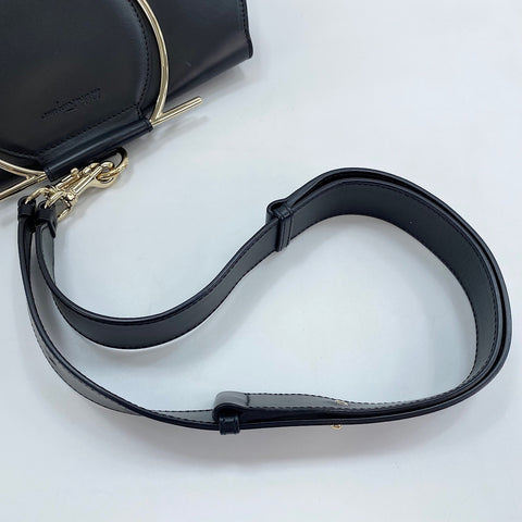 Salvatore Ferragamo 2WAY Shoulder Bag leather black WS32926