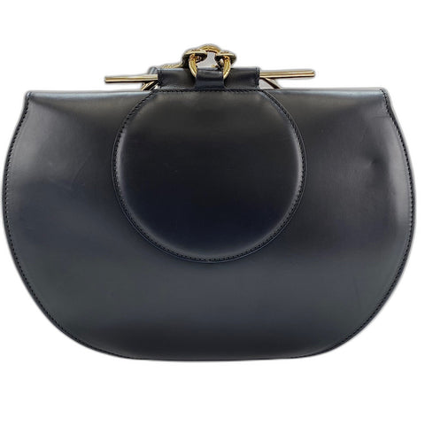 Salvatore Ferragamo 2WAY Shoulder Bag leather black WS32926