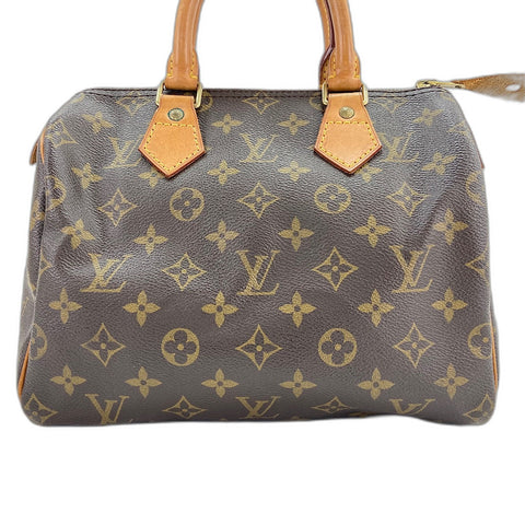 LOUIS VUITTON Speedy 25 Handbag Brown WS32932