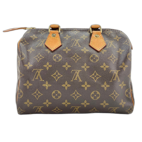 LOUIS VUITTON Speedy 25 Handbag Brown WS32932