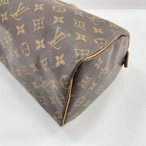 LOUIS VUITTON Speedy 25 Handbag Brown WS32932