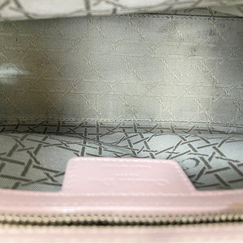Christian Dior Lady Christian Dior Medium 2WAY Handbag enamel pink WS32935