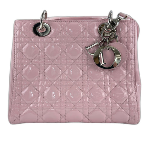 Christian Dior Lady Christian Dior Medium 2WAY Handbag enamel pink WS32935