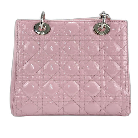 Christian Dior Lady Christian Dior Medium 2WAY Handbag enamel pink WS32935