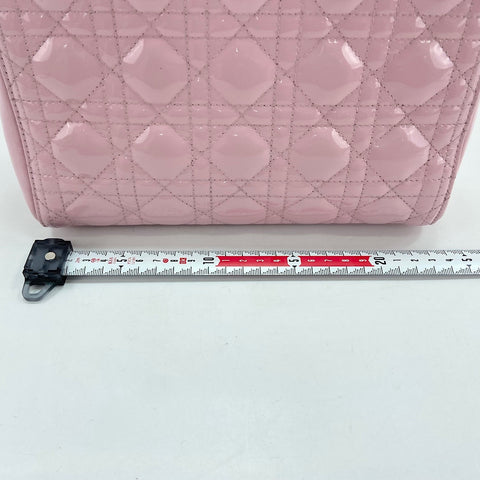 Christian Dior Lady Christian Dior Medium 2WAY Handbag enamel pink WS32935