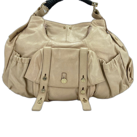 YVES SAINT LAURENT Mombasa Handbag leather beige WS32937