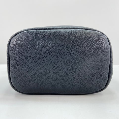 PRADA 2WAY Handbag leather black WS32938