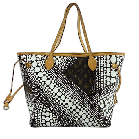 LOUIS VUITTON x Yayoi Kusama Neverfull MM Tote Bag white WS32939