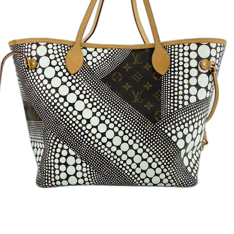 LOUIS VUITTON x Yayoi Kusama Neverfull MM Tote Bag white WS32939