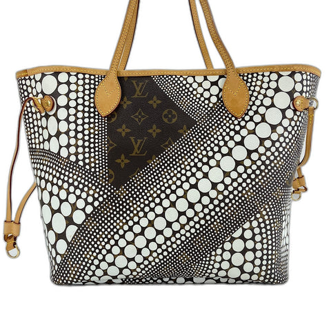 LOUIS VUITTON x Yayoi Kusama Neverfull MM Tote Bag white WS32939