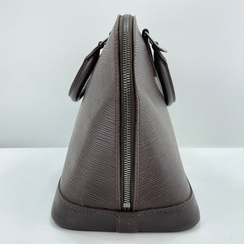 LOUIS VUITTON Alma Handbag Brown WS32941