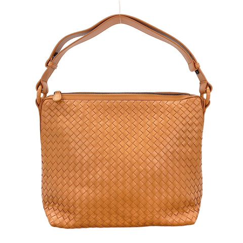 BOTTEGAVENETA INTRECCIATO  Shoulder Bag Brown WS32943
