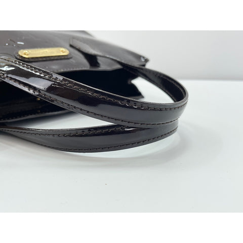 LOUIS VUITTON Wilshere Handbag Vernis Brown WS32984