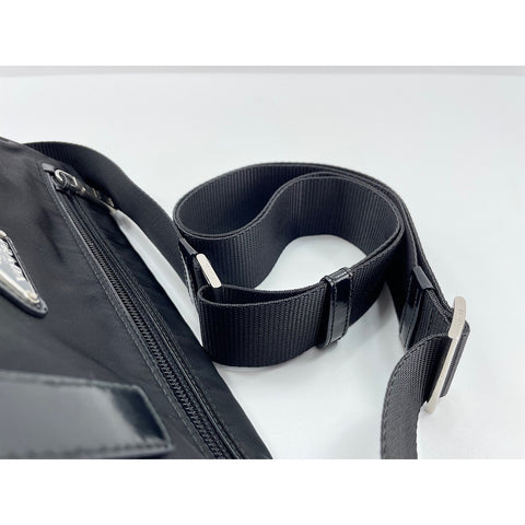 PRADA Shoulder Bag Nylon black WS32986