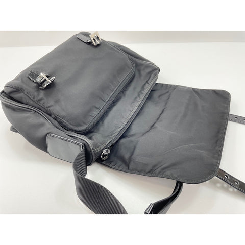 PRADA Shoulder Bag Nylon black WS32986