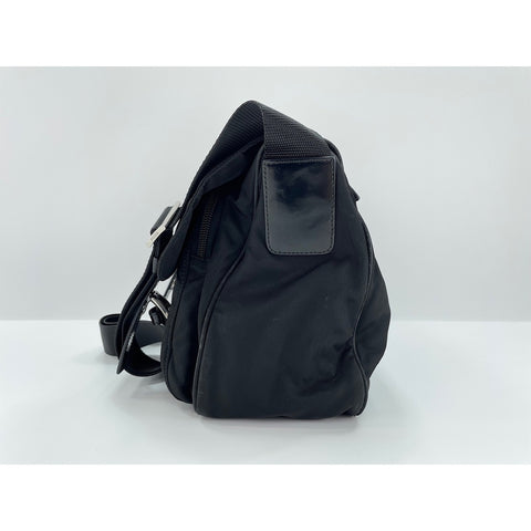 PRADA Shoulder Bag Nylon black WS32986