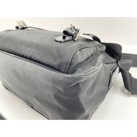 PRADA Shoulder Bag Nylon black WS32986