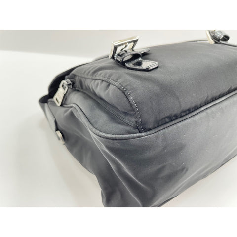 PRADA Shoulder Bag Nylon black WS32986