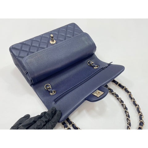 CHANEL Matrasse Shoulder Bag Navy WS32987