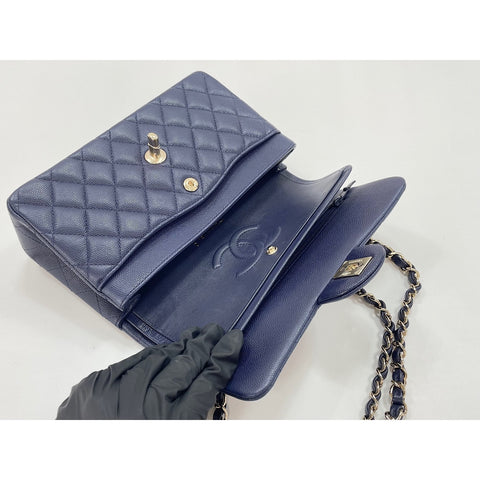 CHANEL Matrasse Shoulder Bag Navy WS32987
