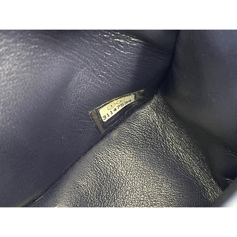 CHANEL Matrasse Shoulder Bag Navy WS32987