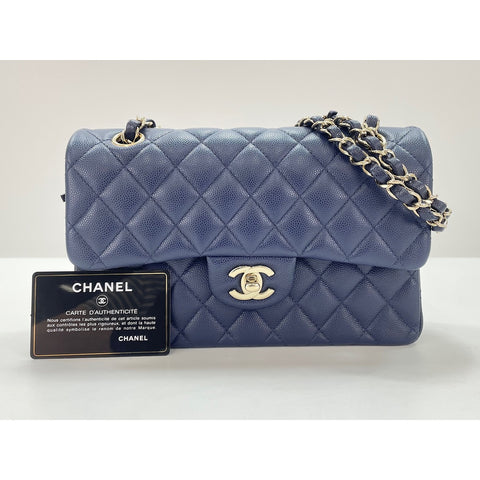 CHANEL Matrasse Shoulder Bag Navy WS32987