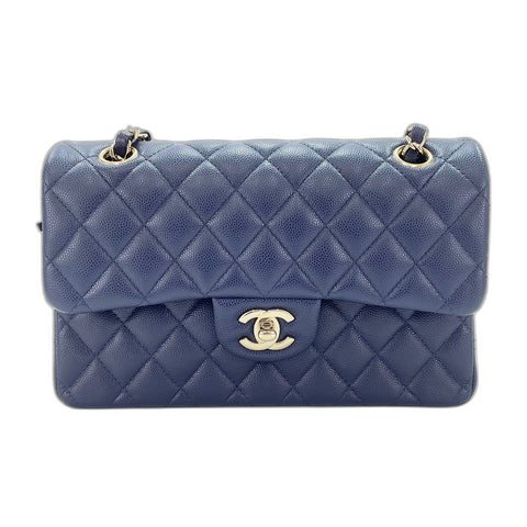 CHANEL Matrasse Shoulder Bag Navy WS32987