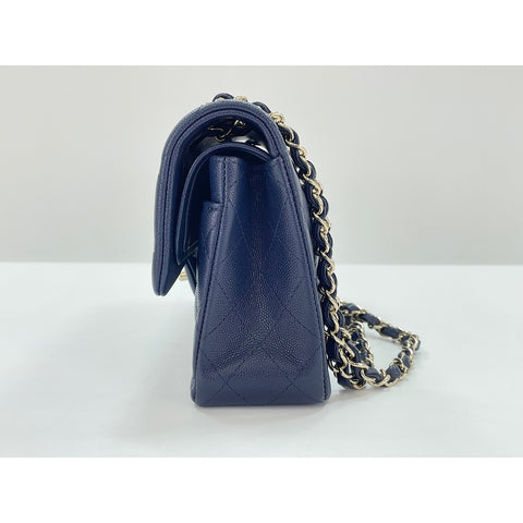 CHANEL Matrasse Shoulder Bag Navy WS32987