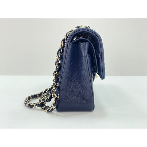 CHANEL Matrasse Shoulder Bag Navy WS32987