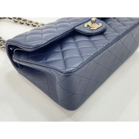 CHANEL Matrasse Shoulder Bag Navy WS32987