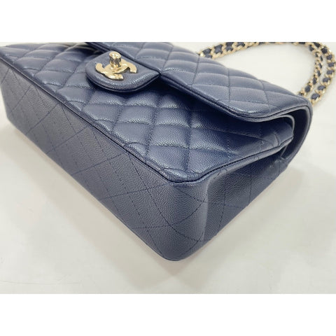 CHANEL Matrasse Shoulder Bag Navy WS32987