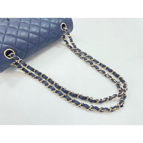 CHANEL Matrasse Shoulder Bag Navy WS32987