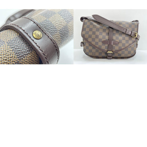 LOUIS VUITTON Saumur Shoulder Bag Brown WS32992