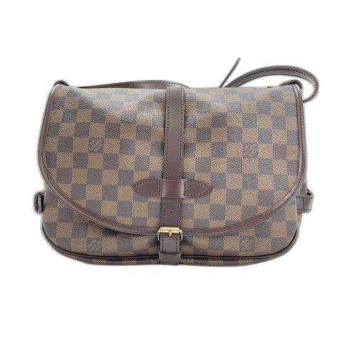 LOUIS VUITTON Saumur Shoulder Bag Brown WS32992