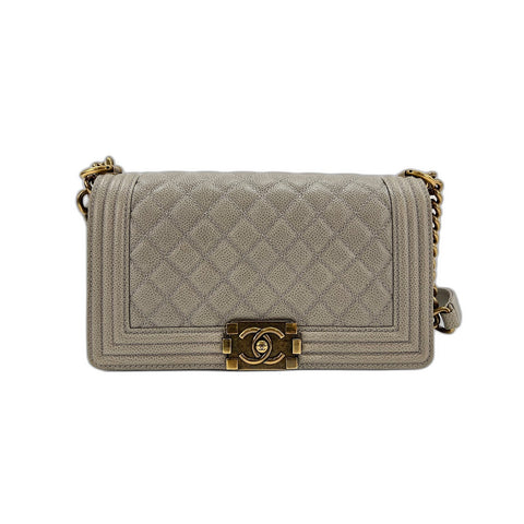 CHANEL Boy chanel Shoulder Bag gray WS32994