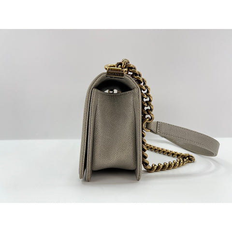CHANEL Boy chanel Shoulder Bag gray WS32994