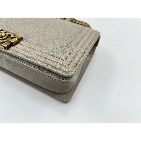 CHANEL Boy chanel Shoulder Bag gray WS32994